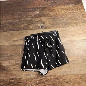 LOFT Black and White Shorts